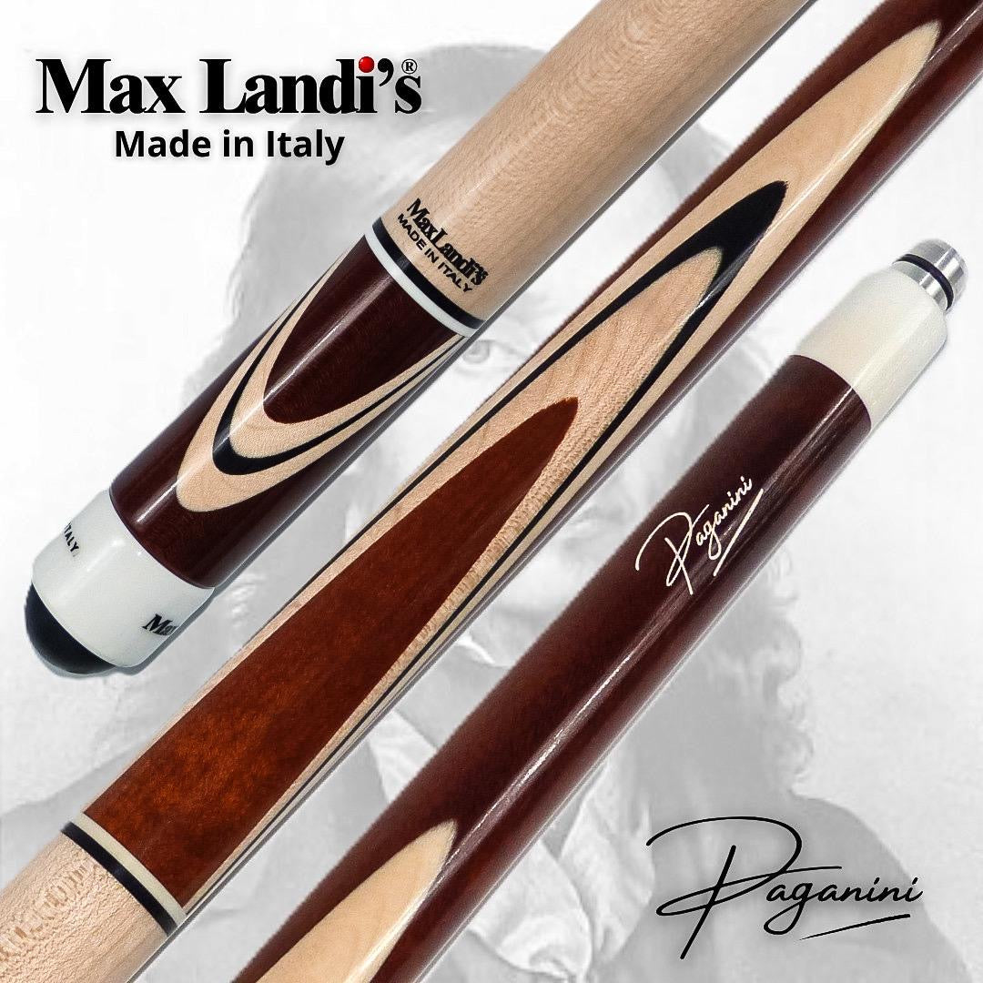 Stecca da biliardo 5/9 birilli Max Landi's - Paganini Fiamme chiare